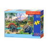 Castorland Dinosauří vulkán 120 dielov