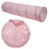 Detský stan - Skladacie ihrisko Home Tunel Stars Pink (Detský stan - Skladacie ihrisko Home Tunel Stars Pink)
