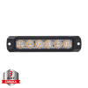 PROFI výstražné LED svetlo vonkajšie, oranžové, 12-24V, ECE R65
