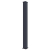 Sloupek G21 pro plotové pole 10x169 cm s patkou, antracitový