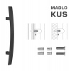 MPkovania FT - MADLO kód K41C 40x10 mm SP ks Rozteč madla: 300 mm, Rozmer profilu madla: 40x10 mm, Dĺžka: 500 mm
