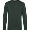 B&C | Inspire Crew Neck, Pánska mikina, zelená forest, XXL