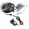 LED pásik 2m RGB 5050 60/m + napájací adaptér, diaľkový ovládač