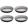 5five Kovové formy na tartaletky O 12 cm, 4 ks.