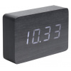Designový LED budík - hodiny 5653BK Karlsson 15cm