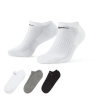 Nike 3 Pack Cushioned No Show Socks Multi 2-5 (S)