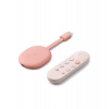 Google Chromecast 4 (with Google TV controller) - pink (GA01920-CA)