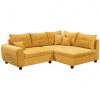 MID.YOU ROHOVÁ SEDACIA SÚPRAVA, textil, kompozitné drevo, žltá - Sedačky - 002220035605