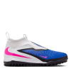 Nike Phantom 6 High Academy Juniors Astro Turf Football Boots Blue/Wht/Pink 4 (36.5)