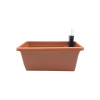 Prosperplast Kvetináč TUBUS Case Beton 600x324x300 mm betón