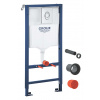 Grohe Rapid SL Predstenová inštalácia pre závesné WC, ovládacie tlačidlo Skate Air, chróm 39442000-GR