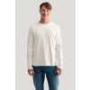 TRIČKO GANT REG TONAL SHIELD LS T-SHIRT EGGSHELL