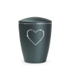 Zvieracia urna Elegance Heart - Smaragdová 2,8l
