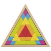 Goki puzzle na doske trojuholník 37 dielikov