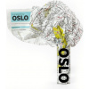Mapa Crumpled City Oslo