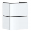 Hansgrohe Xilesa E Umývadlová skrinka, 62x48x38 cm, 2 zásuvky, matná biela 54290700-HG