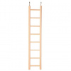 Drevený závesný rebrík 8 priečok/ 36 cm
