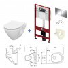 Tece Mille, sada závesné WC Cersanit Mille CleanOn 51x36,5x36,5 cm + inštalačný modul pod omietku Tece, TEC-9400412-S701-430