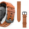Pásik SmartWatchePremium pre Garmin 22 mm, hnedý