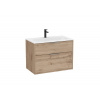Roca Koupelnová skříňka s umyvadlem Optica 79x58x45,5 cm dub OPT802ZO