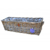 Truhlík z ratanu s vložkou 60x15xH18cm 47300
