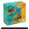 Djeco Arty Toys Obrovské puzzle Bitka Piráti vs Rytieri 30 ks