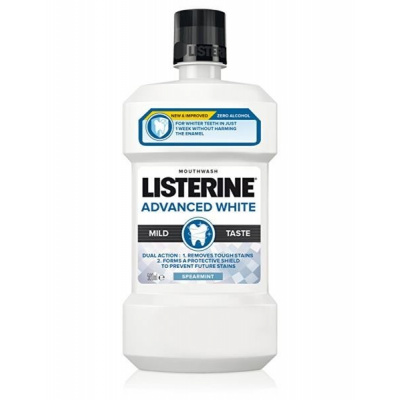 Listerine Advanced white - ústna voda s bieliacim účinkom 500ml