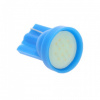 COB LED T10, W5W 1W - Svetlo modrá