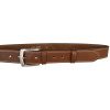 PENNYBELTS Kožený opasek 25-1-48 hnědý - 105 cm