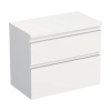 Skrinka pod umývadlo Jungborn TRENTA biela matná 76,7 x 64,6 x 44,5 cm