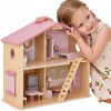 VIGA PolarB Veľký drevený domček pre bábiky 17 ks Viga Toys