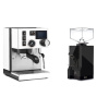 Rancilio Silvia BC PID, white + Eureka Mignon Silenzio, BL black