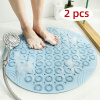 Kúpelňová predložka - Blue-2pcs Vogsic Round Bath Mat s PVC mravec (Kúpelňová predložka - Blue-2pcs Vogsic Round Bath Mat s PVC mravec)