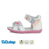 D.D.STEP dievčenské kožené sandále G075-354B white 19-30
