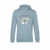 Superfutbal Mikina s kapucňou Juve, svetlomodrá Veľkosť: 3XL