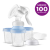 PHILIPS AVENT Odsávačka materského mlieka manuálna s VIA systémom