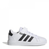 adidas Grand Court Child Boys Trainers White/Black C13 (31.5)