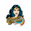 ZUTY Maľovanie podľa čísel - WONDER WOMAN DÚHA Rámovanie: bez rámu a bez vypnutia plátna, Rozmer: 40x50 cm