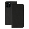 Flipové puzdro TopQ Smart Magnet pre MOTOROLA MOTO G35 5G čierne