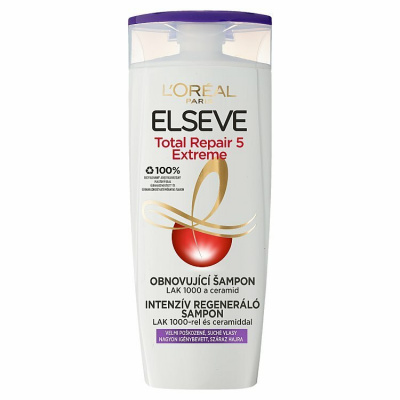 L'Oréal Paris Elseve Total Repair 5 Extreme, šampón, 250 ml