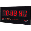 Hodiny - Digitálna LED Clock Red Big XXL teplomer Dátum (Hodiny - Digitálna LED Clock Red Big XXL teplomer Dátum)