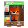 Paladone PP MINECRAFT IKONA LÍŠKY SVETLO
