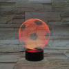 3Dmix 3DL-CRK041 – 3D LED nočná lampa - Futbalová lopta (Crack základňa)