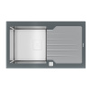TEKA Diamond RS15 1B1D 86 ST, Sklenený drez DIAMOND z edície Urban Colors 115100021