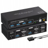 Prepínač 2x2 HDMI USB 3.0 8K/60Hz 4K/120Hz DP1,4 VPFET VP-SW223