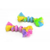 Beeztees Hračka pro psy Flossy lano s gumovými kruhy 16cm