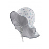 STERNTALER Klobúk s ochranou krku motýliky organická bavlna UV 30+ biela dievča- 43 cm 5-6 m