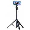 selfie držiak so statívom apexel apl-d10 black