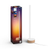 Philips HUE 8719514433465 Stolové svietidlo Philips HUE SIGNE LED 11,8W, 2000-6500K+RGB, 1040lm, IP20, biela/béžová