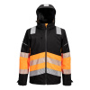 PORTWEST HI-VIS PW3 CLASS 1 EXTREME PW368 / Reflexná nepremokavá bunda - HV oranžová/čierna S